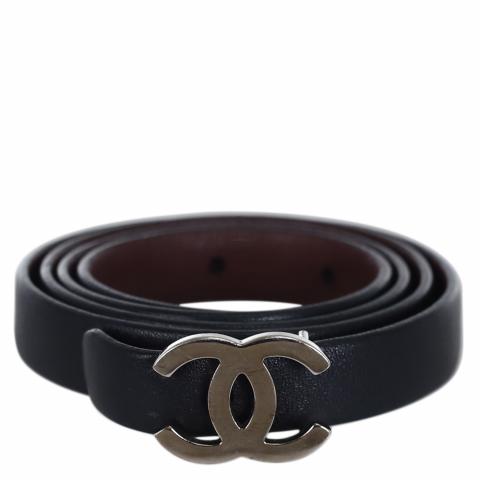 Reversible chanel store belt